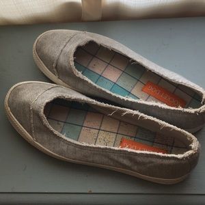 Gray Slip-Ons